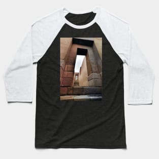 vintage colorized photo of peruvian architecture Baseball T-Shirt